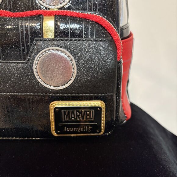 Loungefly Marvel Shine Thor Cosplay Mini Backpack & Wallet Set – NWT - Picture 6 of 16